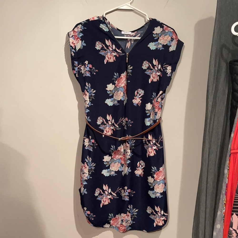 Belted dress